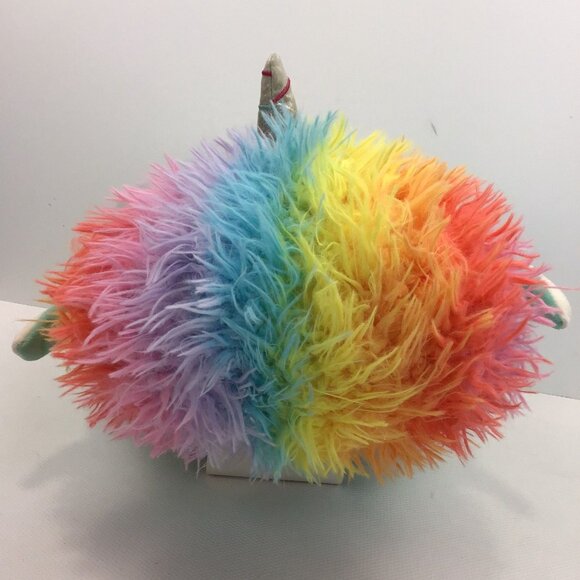 Squishmallow Squish Doos Kennedy Unicorn Plush Pillow Rainbow Hair Tail 17" - Picture 7 of 13